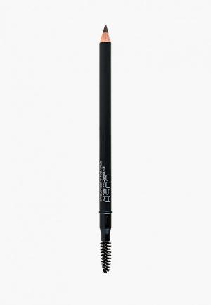 Карандаш для бровей Gosh Eyebrow Pencil, 1,2 г, 05 Dark Brown. Цвет: коричневый