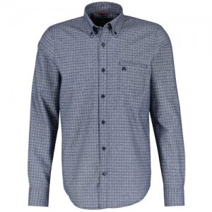 Рубашка для мужчин, Lerros, модель: 22O1140, цвет: темно-синий, размер: XL LERROS. Цвет: синий