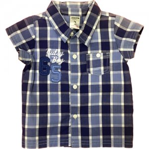 Рубашка для малыша (Размер: 74), арт. 121365, цвет Темно-синий Jacky. Цвет: синий