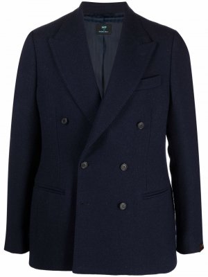 Двубортный пиджак MP Massimo Piombo. Цвет: синий