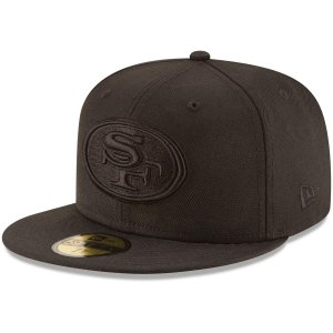 Мужская приталенная шляпа New Era San Francisco 49ers Black on 59FIFTY