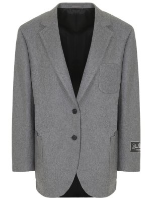 Пиджак шерстяной MAISON BOHEMIQUE. Цвет: серый