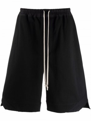 Спортивные шорты с кулиской Rick Owens. Цвет: черный
