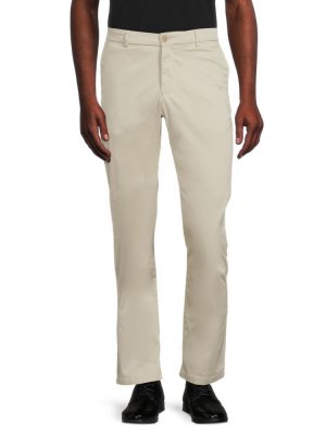 Однотонные брюки Atwater с плоской передней частью , цвет Almond Ballin