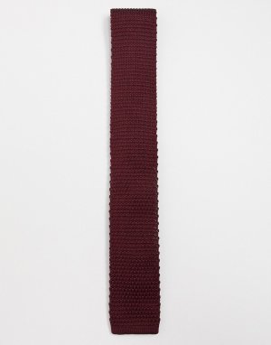 Вязаный галстук -Красный Ben Sherman