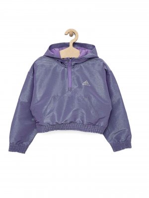 Свободная танцевальная куртка для девочек, фиолетовый Adidas