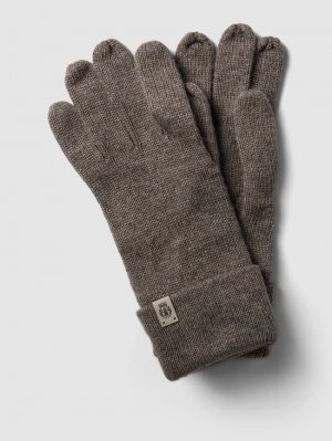 Перчатки с этикеткой, серо-коричневый Roeckl