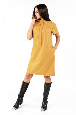 Платье MARI-LINE. Цвет: желтый