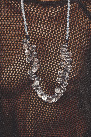 Ожерелье с аксессуарами из смолы Zara, лед ZARA