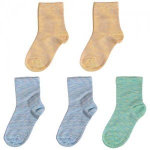 Комплект из 5 пар детских носков LORENZLine микс 3, размер 16-18. Цвет: мультиколор