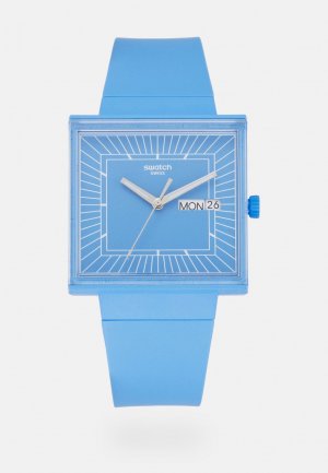 Часы WHAT IF SKY , цвет blue Swatch