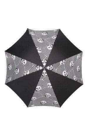 Зонт-трость Soli a Ventaglio Fornasetti. Цвет: чёрно-белый