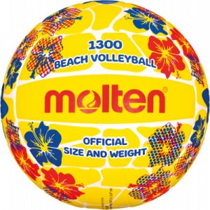 V5B1300-FY-. 5 Мяч для пляжного волейбола, р.5 . р. Molten. Цвет: желтый