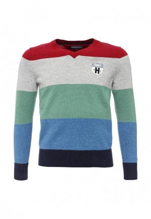 Пуловер Tommy Hilfiger. Цвет: разноцветный