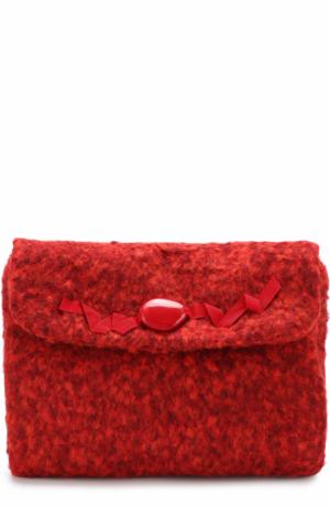 Текстильная сумка с декором I Pinco Pallino. Цвет: красный