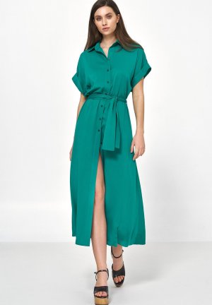 Платье-рубашка , зеленый Nife