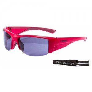 Спортивные очки Guadalupe матовые красные / серые линзы OCEAN. Цвет: красный