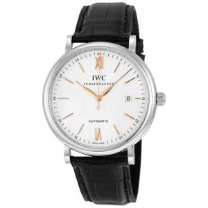 Наручные часы Portofino IW356517, серебряный, белый IWC. Цвет: черный