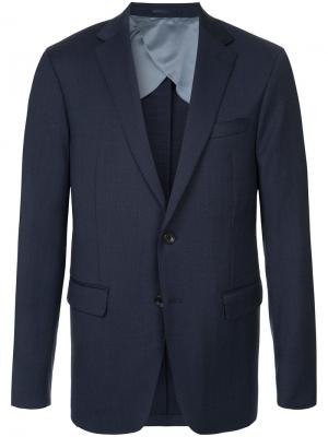 Классический пиджак Estnation. Цвет: синий