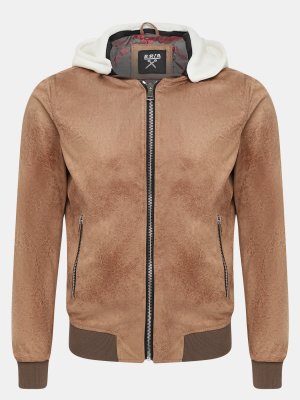 Куртки BERNA. Цвет: коричневый