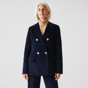Верхняя одежда Женский пиджак Lacoste. Цвет: тёмно-синий