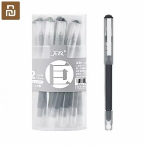22 шт./компл. Wudi 0,5 мм ручка-роллер черного цвета с чернилами прямая жидкая гелевая для школьных офисных канцелярских принадлежностей Xiaomi