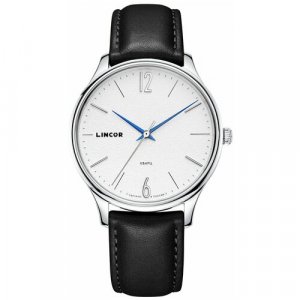 Наручные часы , черный, серебряный LINCOR. Цвет: черный/серебристый/серебристый-черный