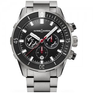Наручные часы Diver 1503-170-7M/92 Ulysse Nardin. Цвет: черный