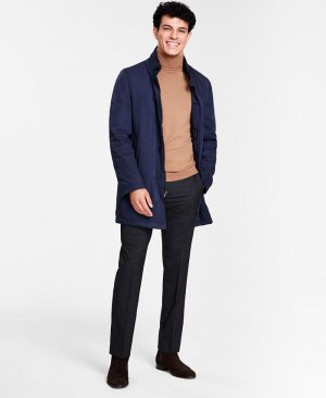 Мужское водостойкое пальто приталенного кроя, синий Calvin Klein