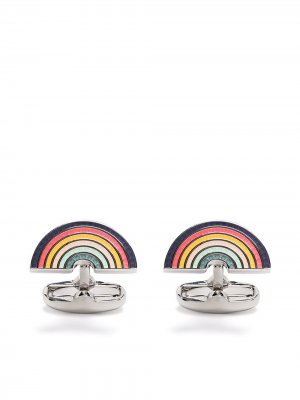 Запонки Rainbow с логотипом PAUL SMITH. Цвет: разноцветный