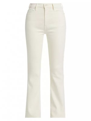 Расклешенные эластичные джинсы Weekender Skimp с высокой посадкой , цвет marshmellow Mother