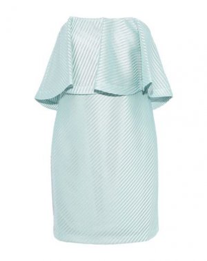 Короткое платье HALSTON. Цвет: небесно-голубой