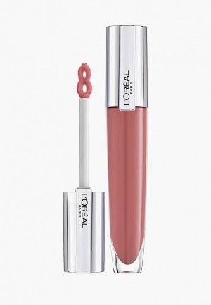 Блеск для губ LOreal Paris L'Oreal увеличения объема Brilliant Signature Plump, 7 мл. Цвет: розовый