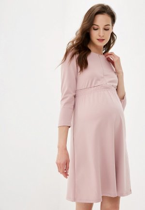 Платье I Love Mum Алиша. Цвет: розовый