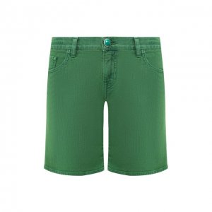 Джинсовые шорты Jacob Cohen. Цвет: зелёный