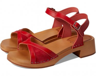Туфли Triangle Low, цвет Rosso Suede/Red Swedish Hasbeens