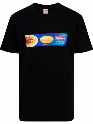 Футболка Spaghetti Supreme. Цвет: черный