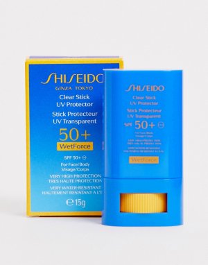 Солнцезащитное средство Suncare Clear UV WetForce SPF50+ 15 г-Бесцветный Shiseido