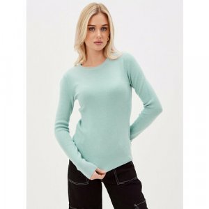 Пуловер , размер L-XL, зеленый Abby. Цвет: зеленый/голубой/мятный