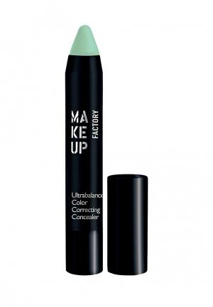 Корректор Make Up Factory Ultrabalance Color Correcting Concealer, т.10, зеленый. Цвет: прозрачный