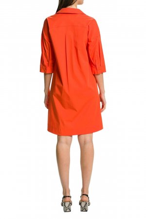 Платье-туника красно-оранжевое Luisa Cerano