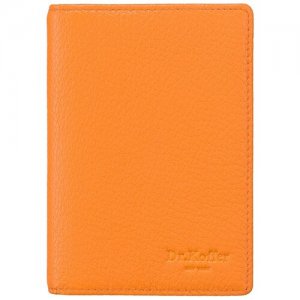 Обложка для автодокументов X510177-170-58, оранжевый Dr.Koffer. Цвет: оранжевый