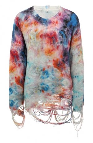 Хлопковый свитер R13. Цвет: разноцветный