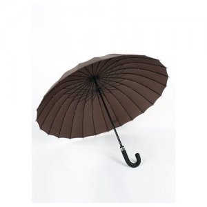 Зонт трость кофейный 24 спицы | ZC (с проявляющимся рисунком на куполе при дожде) Mabu. Цвет: коричневый