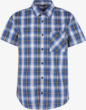 Рубашка с коротким рукавом мужская, размер 56-58 Outventure. Цвет: синий