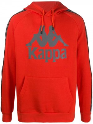 Худи с кулиской и логотипом Kappa. Цвет: оранжевый