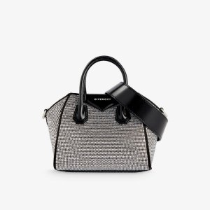 Плетеная сумка Antigona с верхней ручкой, черный Givenchy