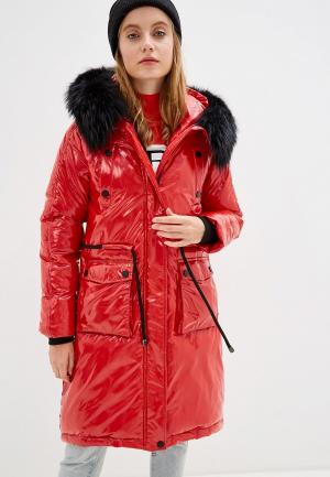 Куртка утепленная Odri Mio. Цвет: красный