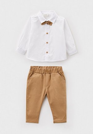 Рубашка, брюки и бабочка D&F DeFacto. Цвет: разноцветный