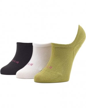 Носки HUE Perfect Sneaker Liner 3-Pack, цвет Olive Pack